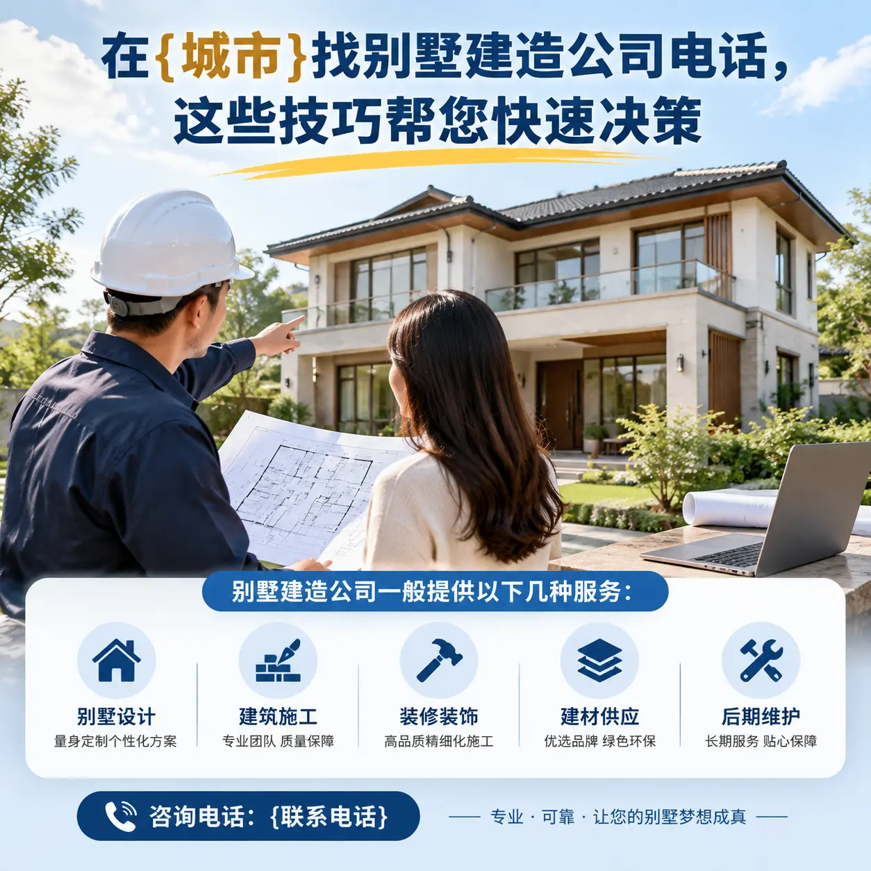 在紫云找别墅建造公司电话，这些技巧帮您快速决策